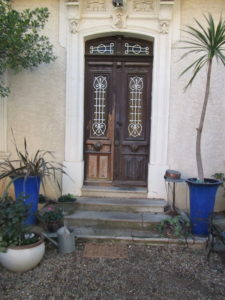 front door of Villaroquette