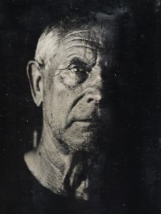 self portrait 2020 wetplate tintype 13x18